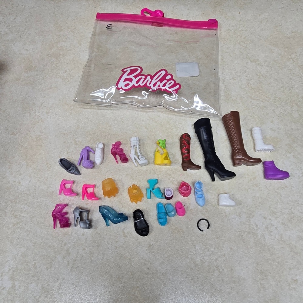 Barbie Doll Shoe Lot Assorted Heels Boots Sneakers Sandals Replacement Single
